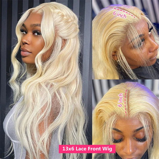 613 Honey Blonde 13x6 Hd Lace Front Human Hair Wigs Brazilian Body Wave Transparen Colored 13x4 Lace Frontal Wig For Women