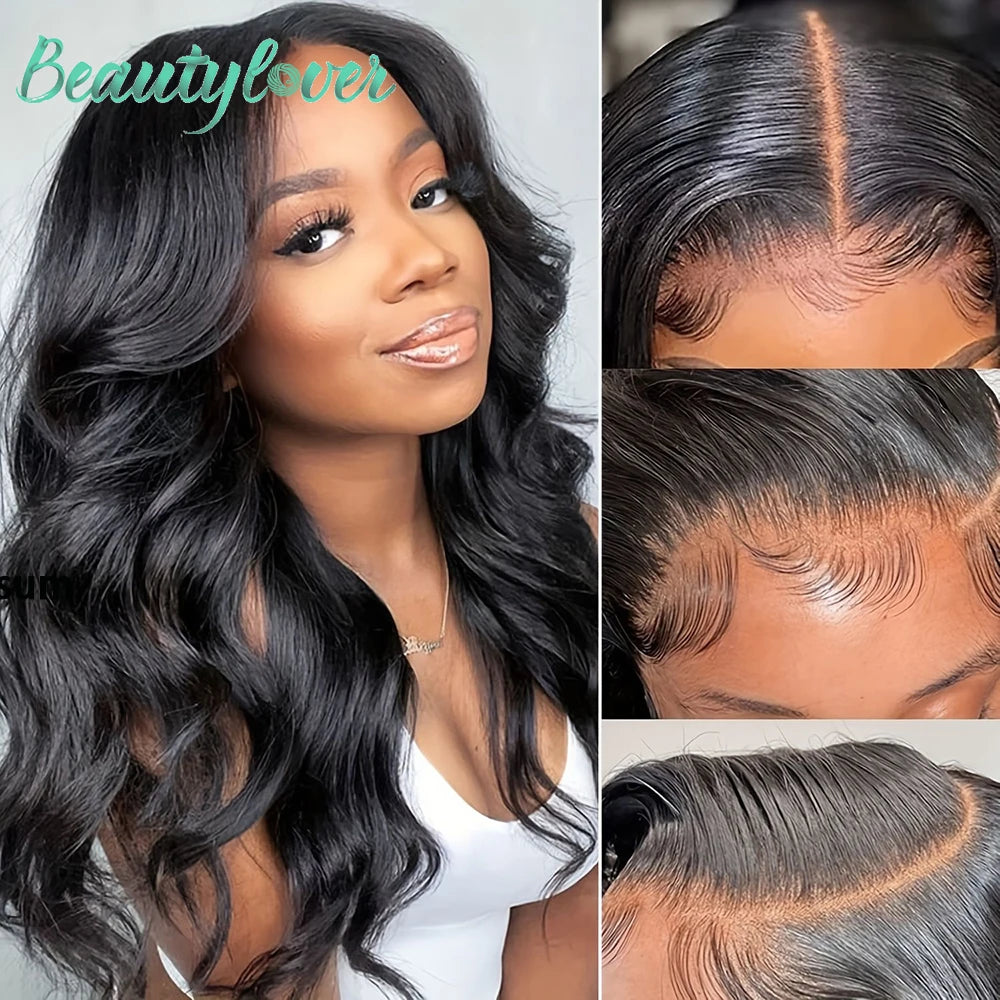 6X6 5x5 Body Wave 100% Real HD Lace Closure Human Hair 24 Inch 13x6 HD  Human Hair Lace Frontal For Black Women Brazilian Hair