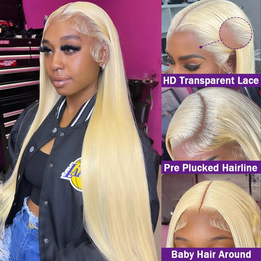 Blonde Lace Front Wig Human Hair 613 Hd Lace Frontal Wig