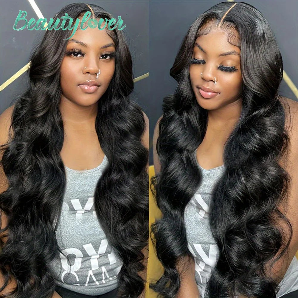 6X6 5x5 Body Wave 100% Real HD Lace Closure Human Hair 24 Inch 13x6 HD  Human Hair Lace Frontal For Black Women Brazilian Hair